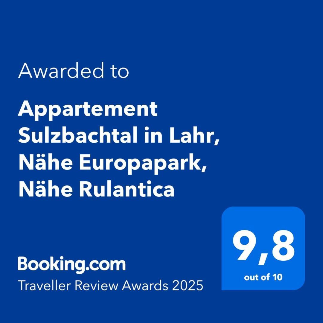 Appartement Sulzbachtal In Lahr, Naehe Europapark, Naehe Rulantica 拉尔 外观 照片